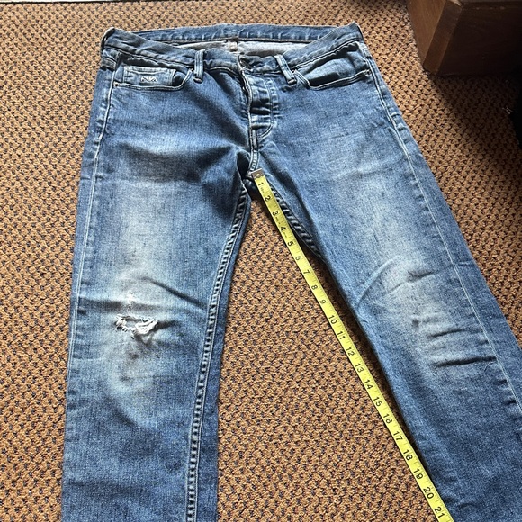 Emporio Armani Men's Blue Straight Jeans - Picture 8 of 8